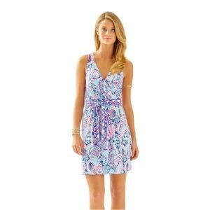 Lilly Pulitzer Vintage wrap dress ❤️🤍💙🐚